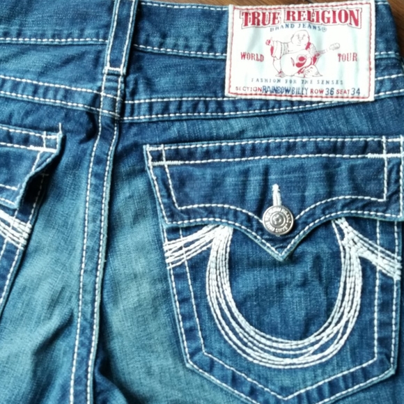 True Religion Other - Worn Once True Religion Rainbow Billy Jeans 36X34